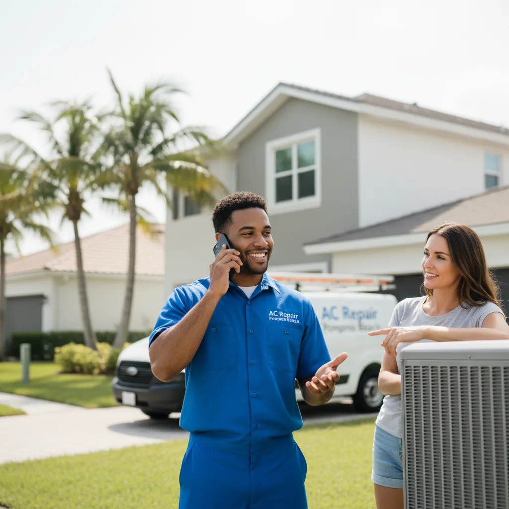 AC Repair Pompano Beach customer support in Hortense